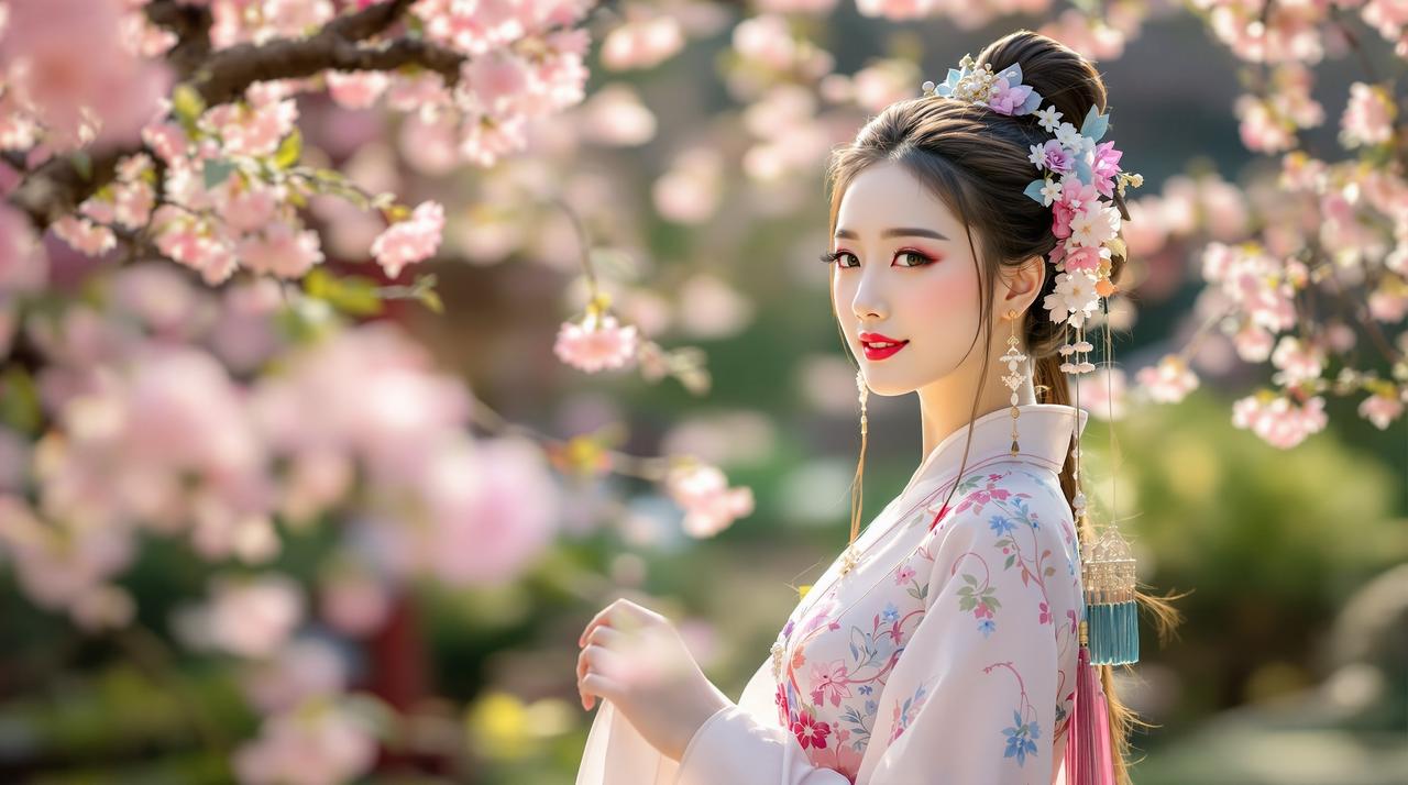 看戏影视古风汉服摄影教程：如何在普通公园拍出大片感